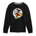 thumbnail image 1 of Disney - Mickey Skating Christmas - Toddler & Youth Long Sleeve Graphic T-Shirt, 1 of 5