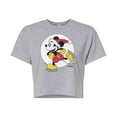 thumbnail image 1 of Disney - Mickey Skating - Juniors Cropped Cotton Blend T-Shirt, 1 of 5