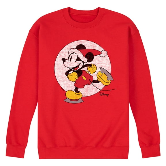 Disney - Mickey Skating - Men's Crew Fleece Sweatshirt Sweatshirt