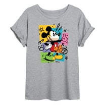 Disney - Mickey Sketch - Women's Oversized T-Shirt