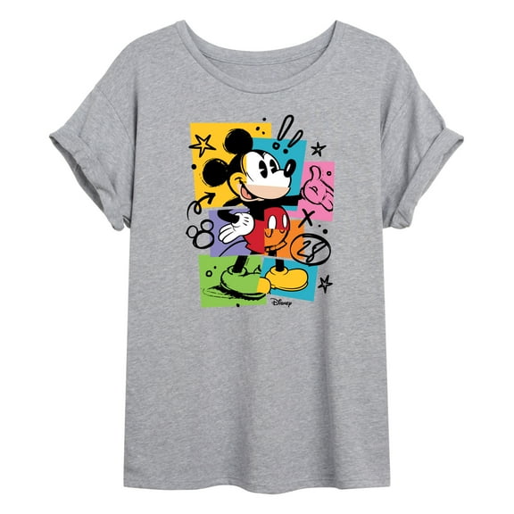 Disney - Mickey Sketch - Women's Oversized T-Shirt