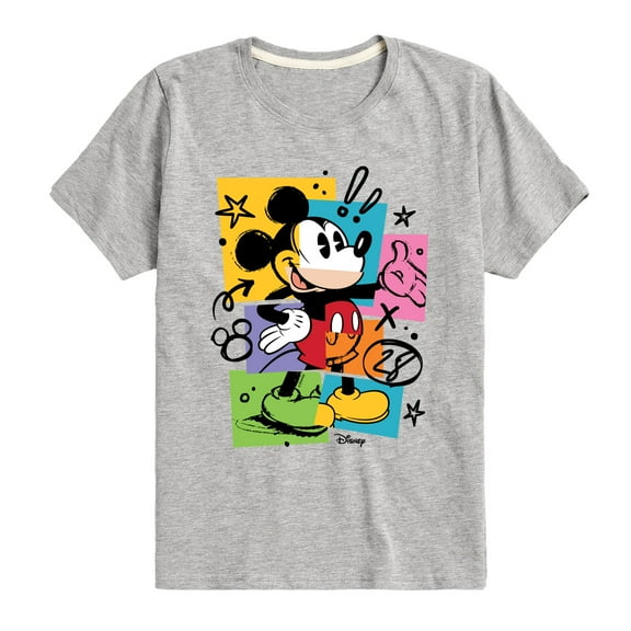 Disney - Mickey Sketch - Toddler & Youth Short Sleeve Graphic T-Shirt