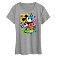 thumbnail image 1 of Disney - Mickey Sketch - Women's Short Sleeve Graphic T-Shirt, 1 of 4