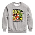 thumbnail image 1 of Disney - Mickey Soccer - Toddler & Youth Crewneck Fleece Sweatshirt, 1 of 5