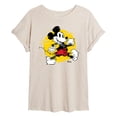 thumbnail image 1 of Disney - Mickey Spotlight Glitch - Women's Oversized T-Shirt, 1 of 5