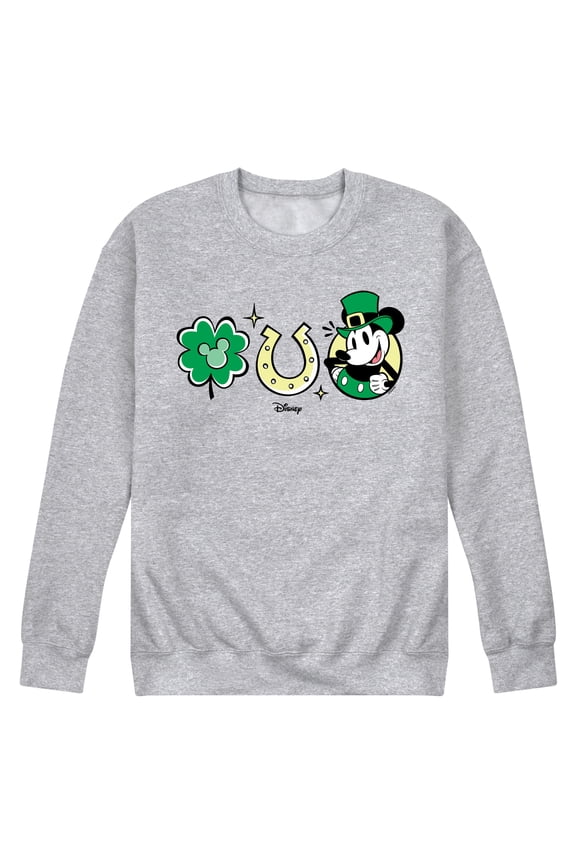 - Mickey St Patricks Icons - Men's Crew Neck Fleece Pullover
