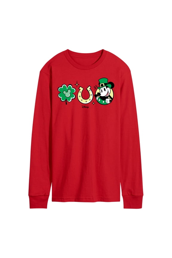 - Mickey St Patricks Icons - Men's Long Sleeve T-Shirt