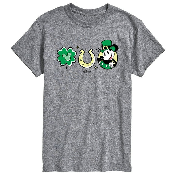 Disney - Mickey St. Patrick's Icons - Men's Short Sleeve Graphic T-Shirt