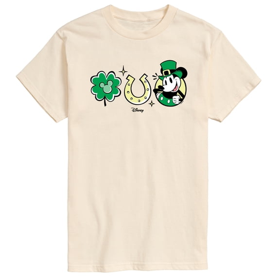 Disney - Mickey St. Patrick's Icons - Men's Short Sleeve Graphic T-Shirt