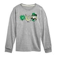 thumbnail image 1 of Disney - Mickey St Patricks Icons - Toddler And Youth Long Sleeve Graphic T-Shirt, 1 of 5
