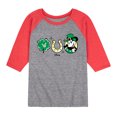 thumbnail image 1 of Disney - Mickey St Patricks Icons - Toddler And Youth Raglan Graphic T-Shirt, 1 of 6