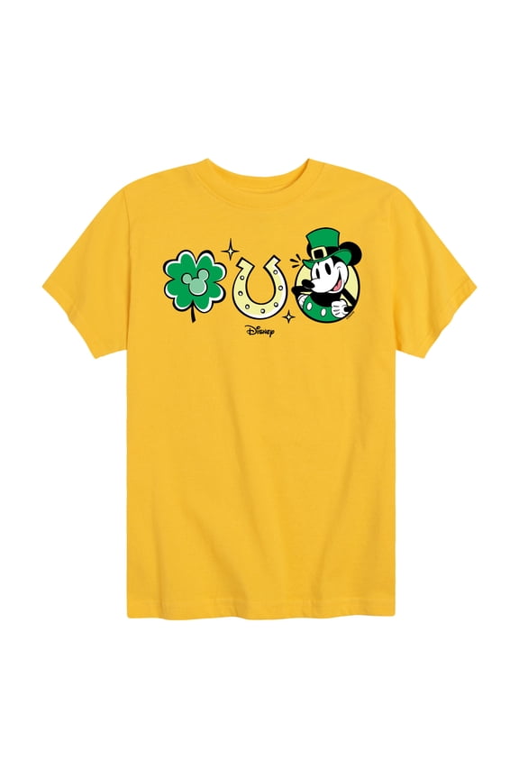 - Mickey St Patricks Icons - Toddler And Youth Short Sleeve Graphic T-Shirt