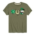 thumbnail image 1 of Disney - Mickey St Patricks Icons - Toddler And Youth Short Sleeve Graphic T-Shirt, 1 of 5
