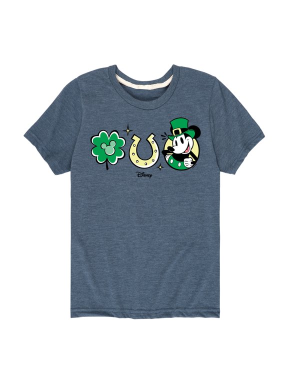 - Mickey St Patricks Icons Boys' Short Sleeve Graphic T-Shirt