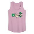 thumbnail image 1 of Disney - Mickey St Patricks Icons - Women's Racerback Tank Top, 1 of 5