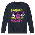 thumbnail image 1 of Disney - Mickey Stacked - Men's Crew Neck Fleece Pullover, 1 of 4