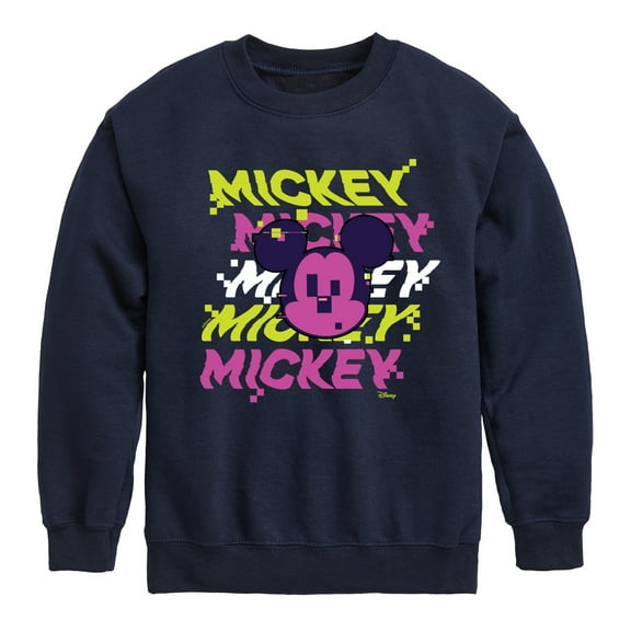 Disney - Mickey Stacked - Toddler & Youth Crewneck Fleece Sweatshirt