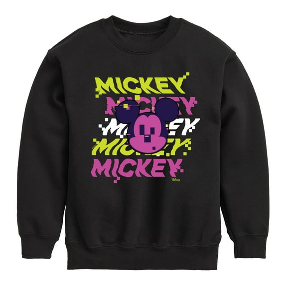 Disney - Mickey Stacked - Toddler & Youth Crewneck Fleece Sweatshirt