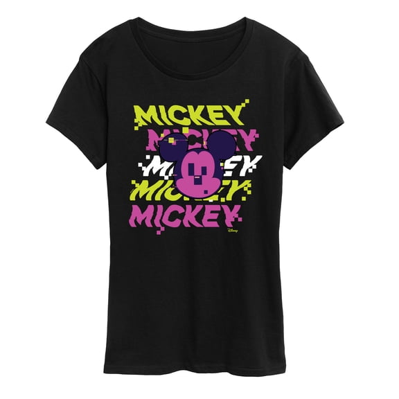 Disney - Mickey Stacked - Women's Short Sleeve Graphic T-Shirt