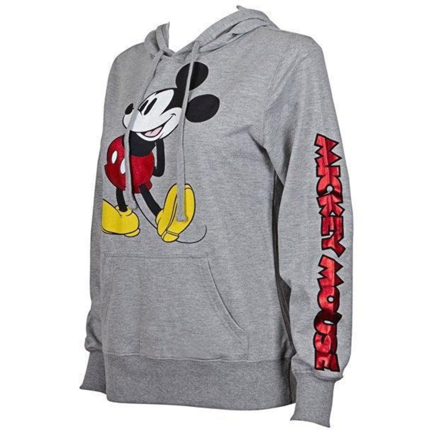 Disney Mickey Standing Junior Pullover Hoodie - Walmart.com
