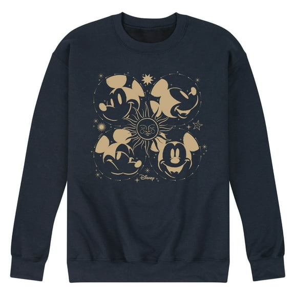 Disney - Mickey Star - Men's Crew Neck Fleece Pullover