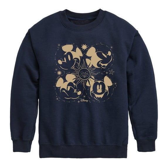 Disney - Mickey Star - Toddler & Youth Crewneck Fleece Sweatshirt