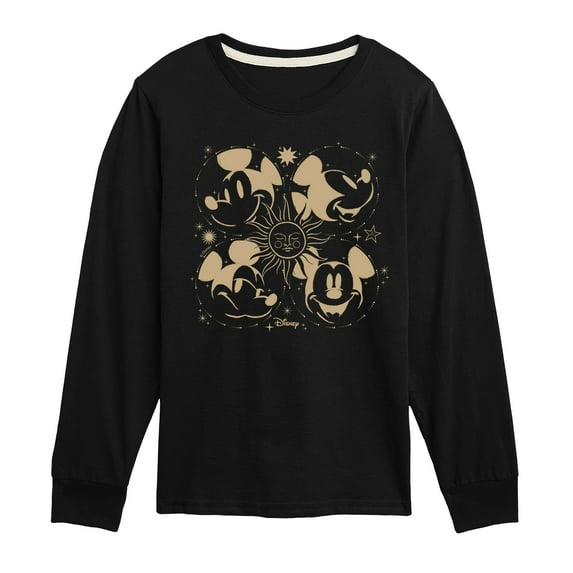 Disney - Mickey Star - Toddler & Youth Long Sleeve Graphic T-Shirt