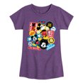 thumbnail image 1 of Disney - Mickey Sticker Look - Youth Girls Short Sleeve Graphic T-Shirt, 1 of 5