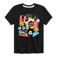 thumbnail image 1 of Disney - Mickey Sticker Look - Youth Short Sleeve Graphic T-Shirt, 1 of 5
