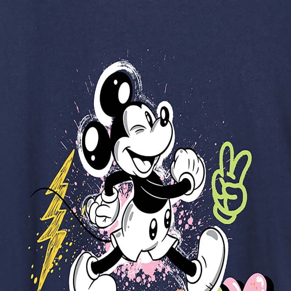 Disney - Mickey Street Art - Women's Short Sleeve Graphic T-Shirt