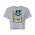 thumbnail image 1 of Disney - Mickey Sunbathe - Juniors Cropped Cotton Blend T-Shirt, 1 of 5