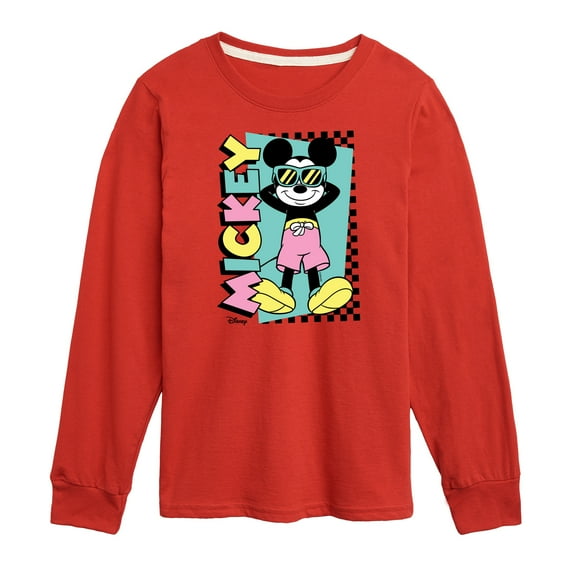 Disney - Mickey Sunbathe - Toddler & Youth Long Sleeve Graphic T-Shirt