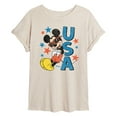thumbnail image 1 of Disney - Mickey Sunglasses USA - Women's Oversized T-Shirt, 1 of 5