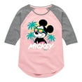 thumbnail image 1 of Disney - Mickey Sunset Shades - Girls Shirt Tail Raglan, 1 of 4