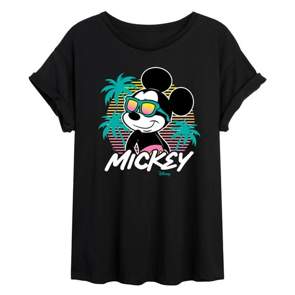 Disney - Mickey Sunset Shades - Women's Oversized T-Shirt