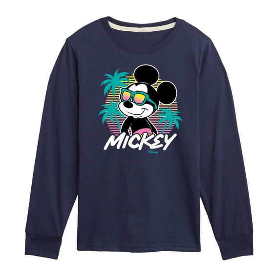Disney - Mickey Sunset Shades - Toddler & Youth Long Sleeve Graphic T-Shirt