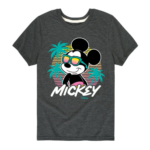 Disney - Mickey Sunset Shades - Toddler & Youth Short Sleeve Graphic T-Shirt