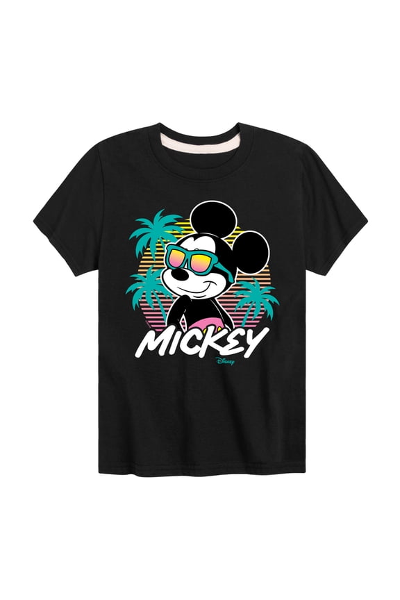 - Mickey Sunset Shades - Toddler & Youth Short Sleeve Graphic T-Shirt