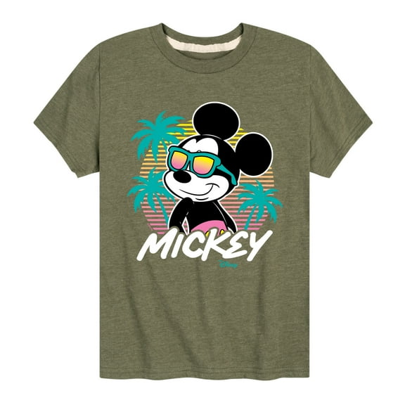 Disney - Mickey Sunset Shades - Toddler & Youth Short Sleeve Graphic T-Shirt