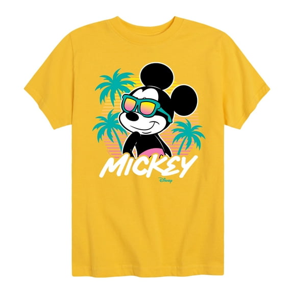 Disney - Mickey Sunset Shades - Toddler & Youth Short Sleeve Graphic T-Shirt