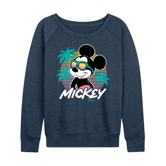 Disney - Mickey Sunset Shades - Women's Lightweight French Terry Long Sleeve Shirt