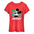 thumbnail image 1 of Disney - Mickey Sunset Shades - Women's Short Sleeve Graphic T-Shirt, 1 of 5