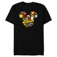 thumbnail image 1 of Disney Mickey The Original Retro Pop - Short Sleeve Blended T-Shirt for Adults - Customized-Black, 1 of 5