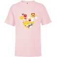 thumbnail image 1 of Disney Mickey The Original Retro Pop - Short Sleeve T-Shirt for Kids - Customized-Soft Pink, 1 of 5