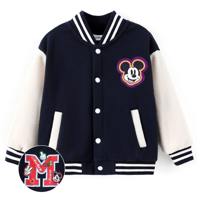 Disney Mickey Toddler Boys Fleece Bomber Jackets Graphic