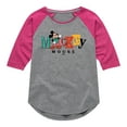 thumbnail image 1 of Disney - Mickey - Toddler & Youth Girls Raglan Graphic T-Shirt, 1 of 4