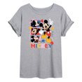 thumbnail image 1 of Disney - Mickey Tribute Panels  - Women's Oversized T-Shirt, 1 of 5
