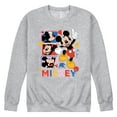 thumbnail image 1 of Disney - Mickey Tribute Panels - Men's Crew Neck Fleece Pullover, 1 of 4