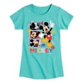 thumbnail image 1 of Disney - Mickey Tribute Panels - Toddler & Youth Girls Short Sleeve Graphic T-Shirt, 1 of 5
