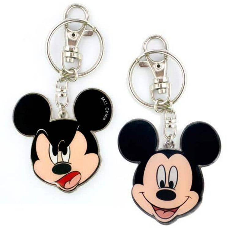 Disney Mickey Mouse Head Pewter Keychain